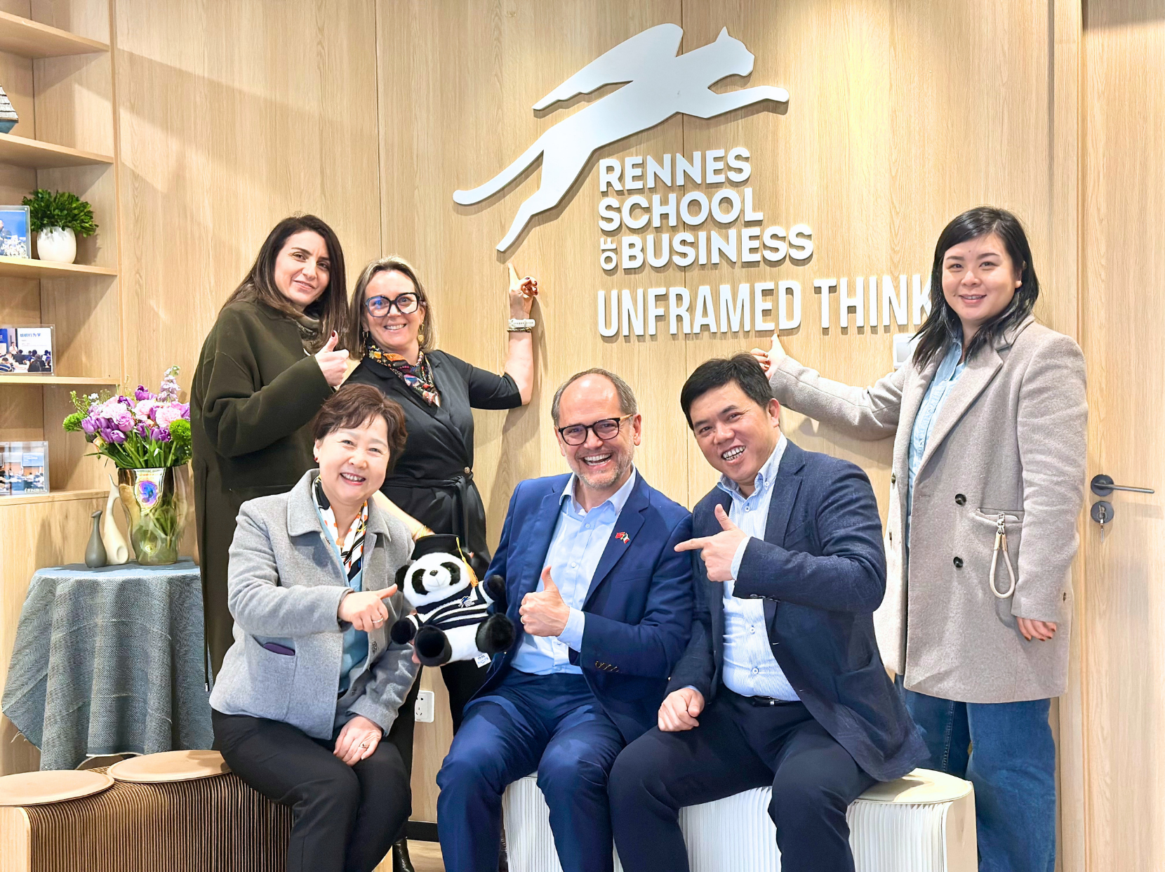 以“无框思维”链接中法智慧｜雷恩商学院校长一行到访中国高管发展与教学中心